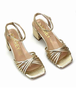 Sandalias Fiesta Doradas Talla 36