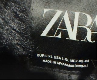 Abrigo pelo negro Zara