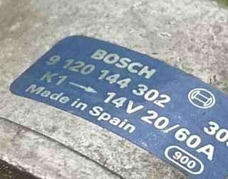 Renault 9120144302 alternador 19 hatchback 103325