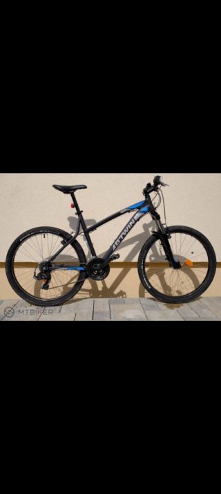 Bicicleta Decathlon 26 Negra y Azul