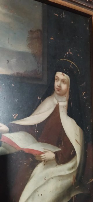 Pintura al óleo sobre lámina de cobre del S. XVII