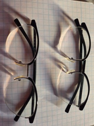 2 Pares Gafas LUPER Beige/Negro