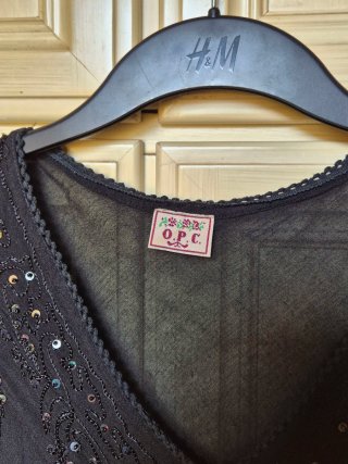 Vestito nero con paillettes