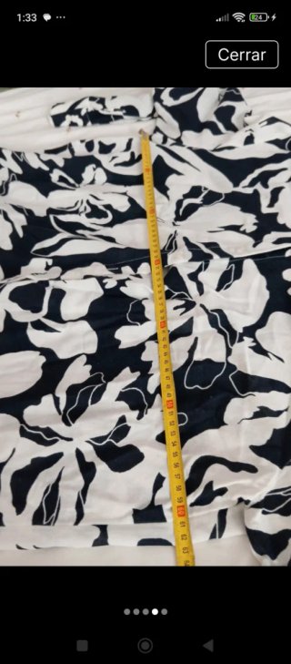 Camisa de algodón estampada