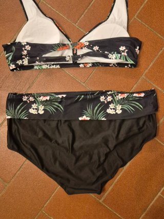 Costume da bagno floreale taglia 4XL