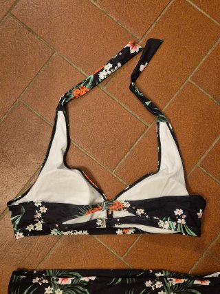 Costume da bagno floreale taglia 4XL