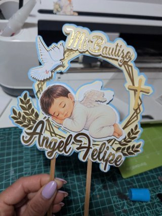 caketopper para tartla