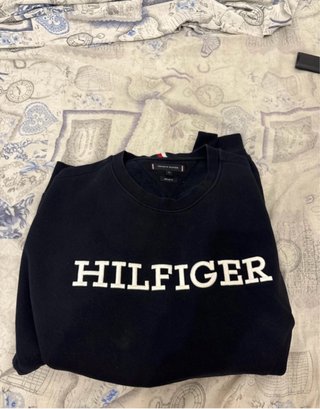 Felpa Tommy Hilfiger Nera Uomo