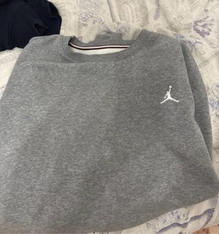 Felpa Jordan grigia con logo Jumpman