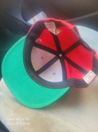 Gorra Chicago Bulls Roja y Negra