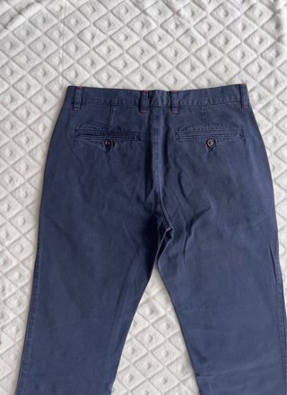 Pantalón Chino Carolina Herrera Azul Marino