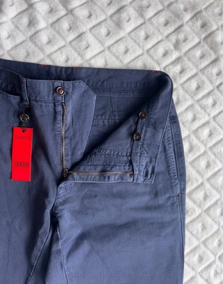 Pantalón Chino Carolina Herrera Azul Marino