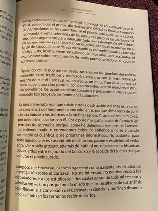 Juan Carlos Aragón.: El Carnaval sin apeliidos