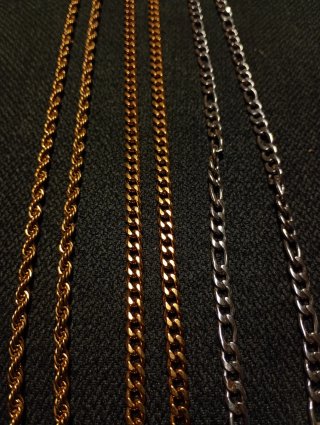OFERTA 2X1:2 CADENAS Oro 3micras y 1 GRATIS Plata.