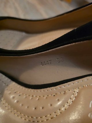 Zapatos de tacón negros talla 38