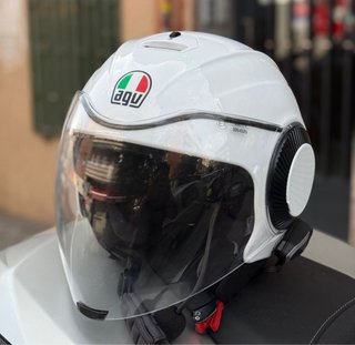 Casco Agv Blanco talla M