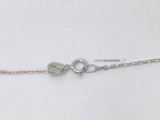 collar oro 18k con diamante de laboratorio 23cm