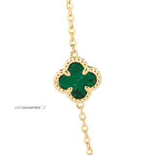 collar oro 18k con piedra 22cm