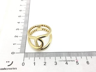 anillo oro 18k con piedra t. 20 (19,1 mm)