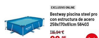 Piscina Bestway Steel Pro 259x170x61cm
