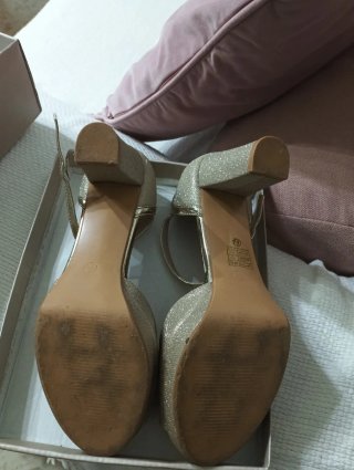 Sandalias doradas mujer talla 40