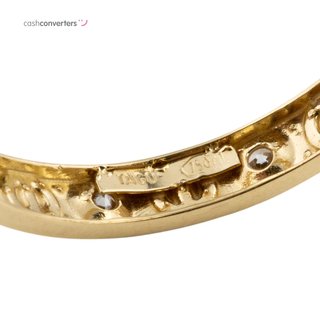 anillo oro 18k con piedra con circonita