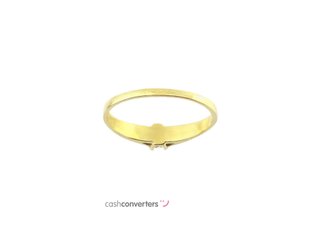 anillo oro 18k con piedra con circonita t. 23 (20,06 mm)