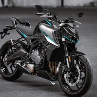 Soporte Matricula Moto LED Negro