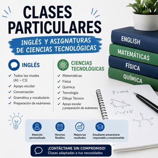 Clases particulares de Inglés y Ciencias Tecno.