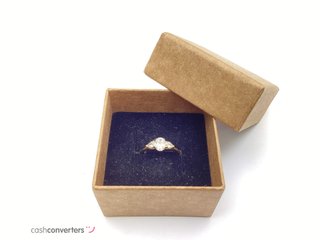 anillo oro 18k con piedra con diamante de laboratorio t. 17 (18,16 mm)