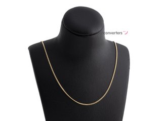 cadena oro 18k 25cm