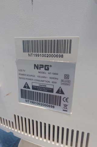 Pantalla Monitor NPG 19 NT-199w