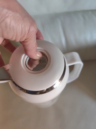 Caraffa termica Mikasa anni '80 floreale