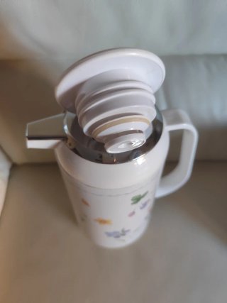 Caraffa termica Mikasa anni '80 floreale