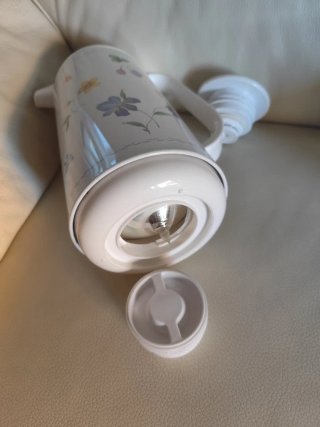 Caraffa termica Mikasa anni '80 floreale