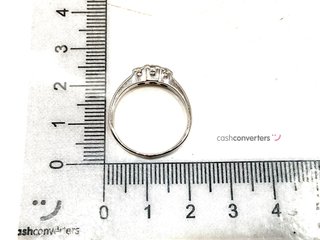 anillo plata 925mm con piedra con diamante de laboratorio t. 16 (17,84 mm)