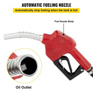 Bomba de Diesel de 40 L, Bomba de Aceite de Calefacción, Bomba de Aceite Autocebante de 300 W, Bomba de Succión de Aceite, Autocebante, Bomba de Transferencia de Combustible Diesel, Bomba Automáti...