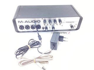 tarjeta sonido m-audio m-track quad