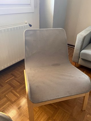 2 Sillas/sillones Tapizadas Tela Madera