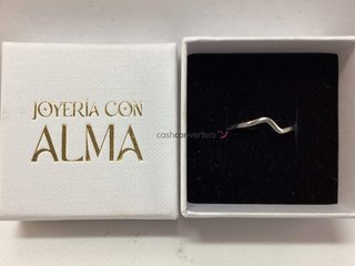 anillo plata 925mm con piedra