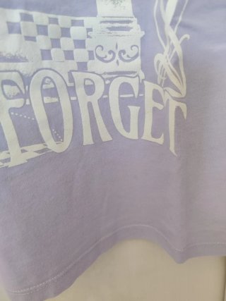 Camiseta Bershka Oversize Lila Talla XS