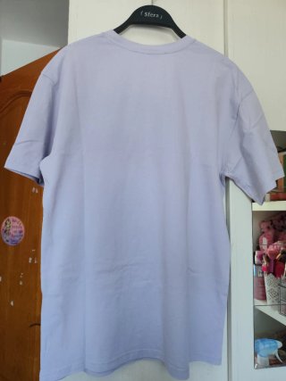 Camiseta Bershka Oversize Lila Talla XS