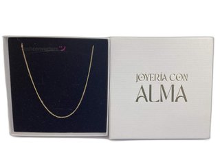 cadena oro 18k 25cm