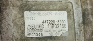 COMPRESOR AIRE ACONDICIONADO AUDI A4 BERLINA (8E)