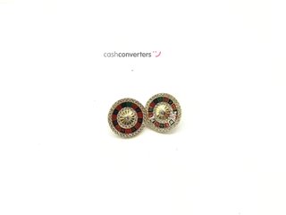 pendientes oro 18k con piedra con circonita