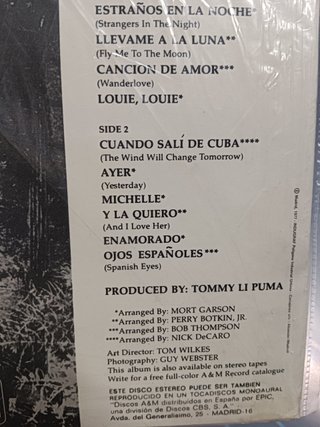 Disco, LP, vinilo,The Sandpipers - Spanish Album (LP, Album), 1977