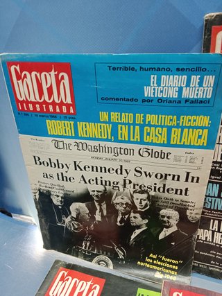 7 números REVISTA GACETA ILUSTRADA años 1967-1968