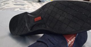 Zapatos de caballero Clayan azul cómodos flexibles