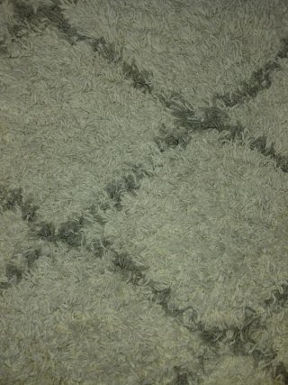 Alfombra nueva muy grande beige y gris 290x190 c