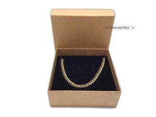 cadena oro 18k 25cm